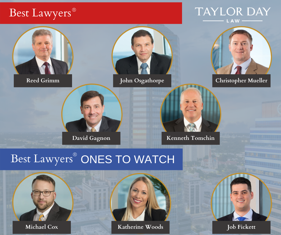 Taylor Day Attorneys Recognized as The Best Lawyers in America®