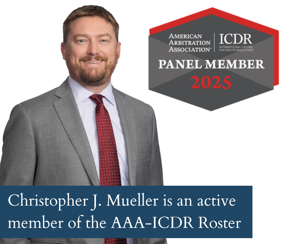 Christopher J. Mueller – Active Member of the AAA-ICDR Roster