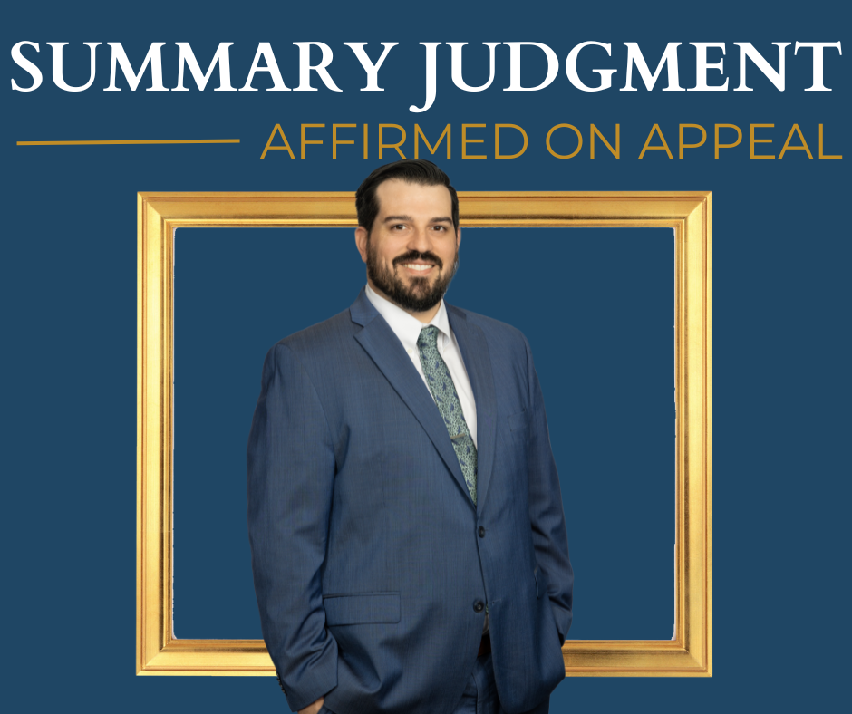 Summary Judgment Affirmed on Appeal
