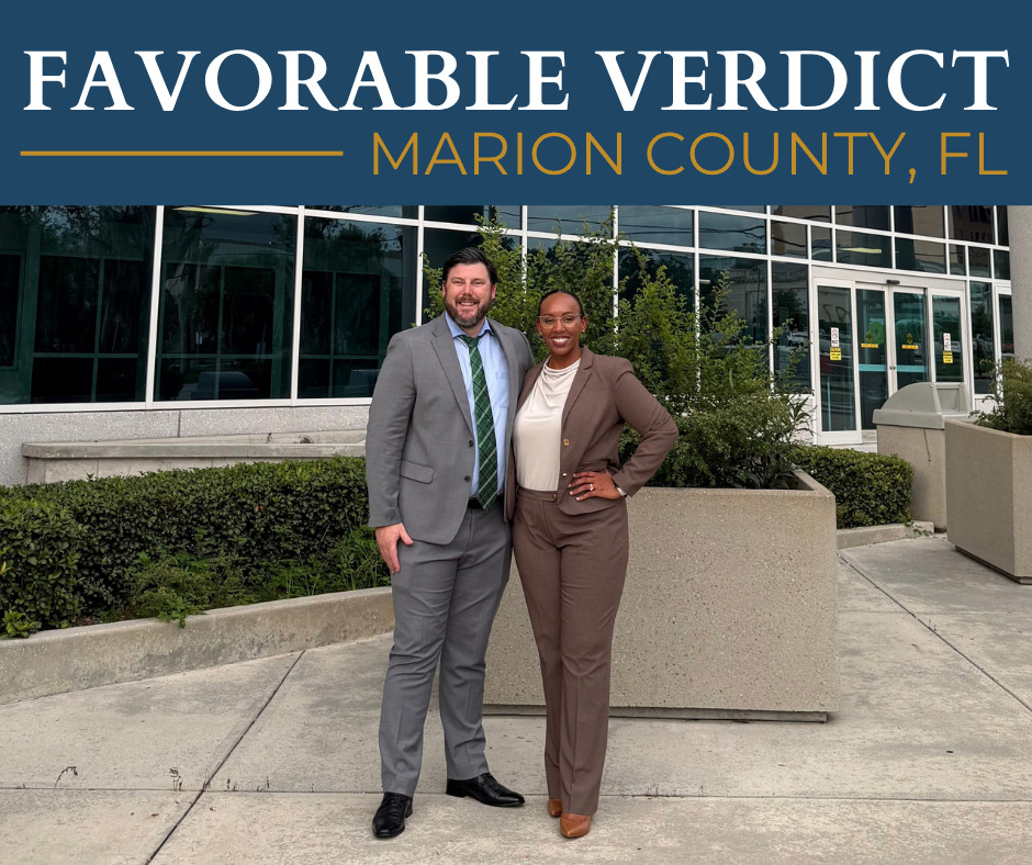 Auto accident defense verdict