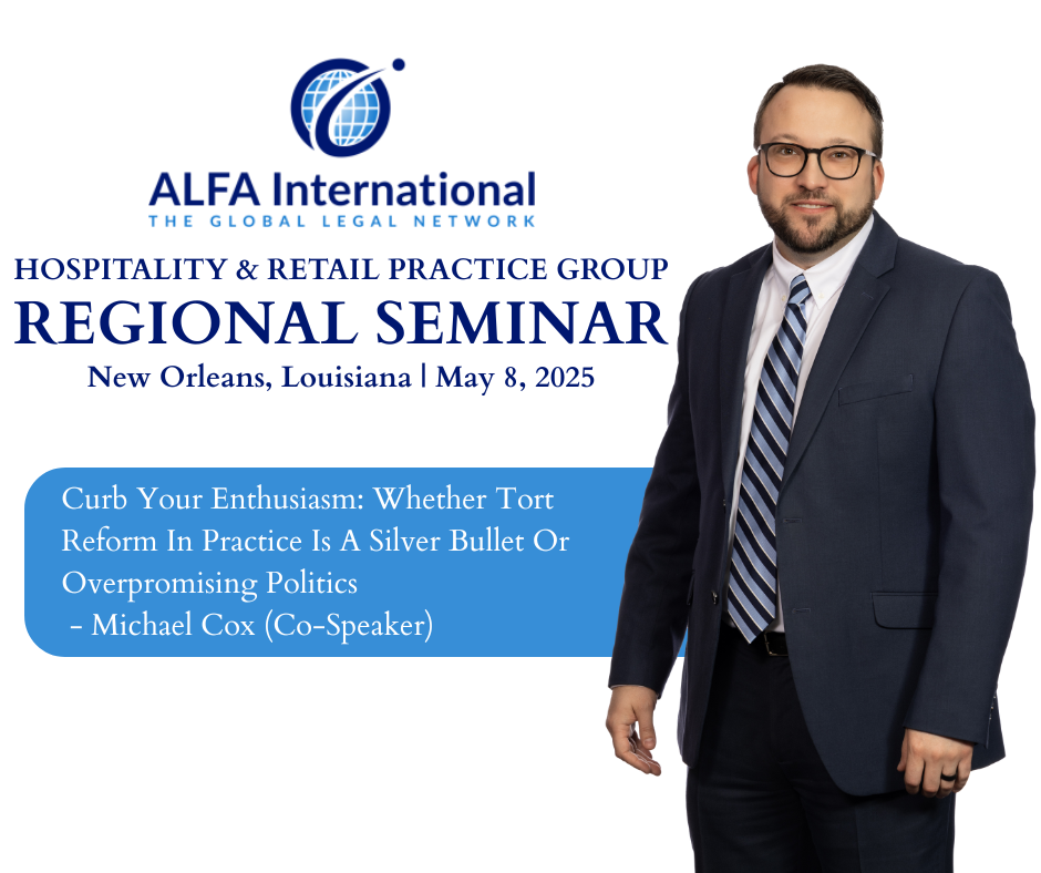 Michael Cox Speaks At ALFAI Regional Seminar