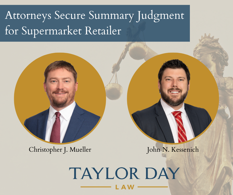 Attorneys Secure Summary Judgment for Supermarket Retailer