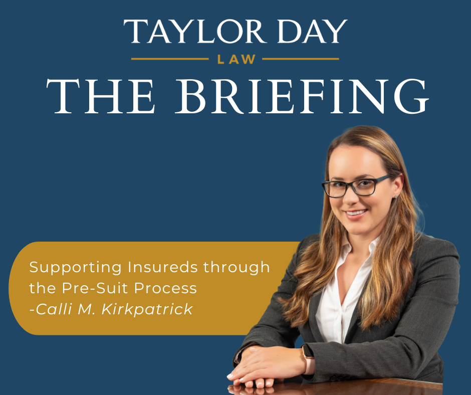 Supporting Insureds through the Pre-Suit Process
