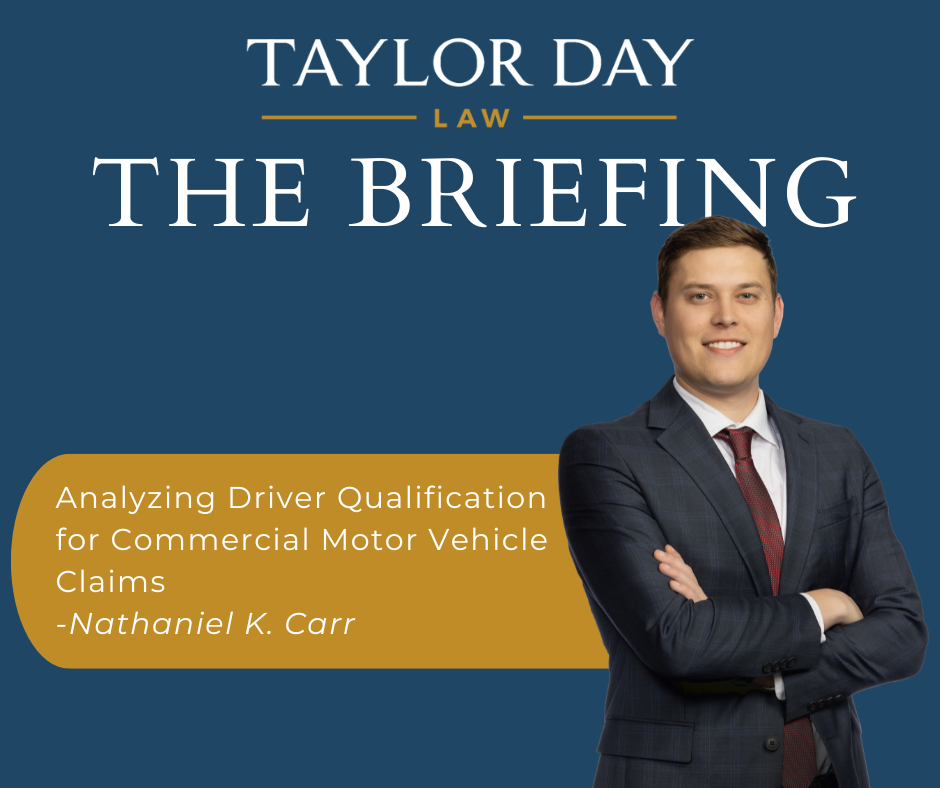 Analyzing Driver Qualification for Commercial Motor Vehicle Claims