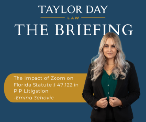 The Impact of Zoom on Florida Statute § 47.122